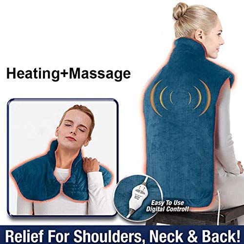 Electric Blankets Heating Pad Neck and Shoulder Extra Long Electric Heated Pad Warmer Electric Heating Blanket Heating