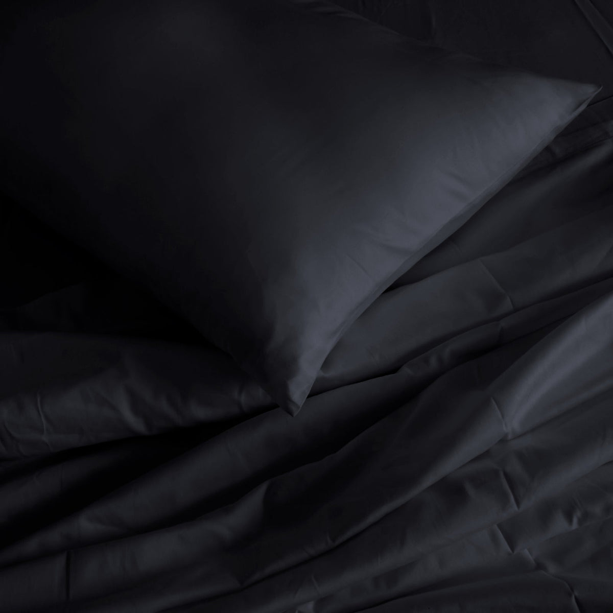 NNEDSZ Comfort 1000TC Hotel Grade Bamboo Cotton Sheets Pillowcases Set Ultrasoft Queen Charcoal