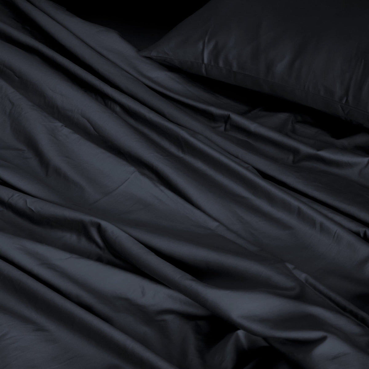 NNEDSZ Comfort 1000TC Hotel Grade Bamboo Cotton Sheets Pillowcases Set Ultrasoft Queen Charcoal
