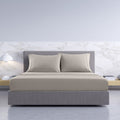 NNEDSZ Comfort 1000TC Hotel Grade Bamboo Cotton Sheets Pillowcases Set Ultrasoft King Dove