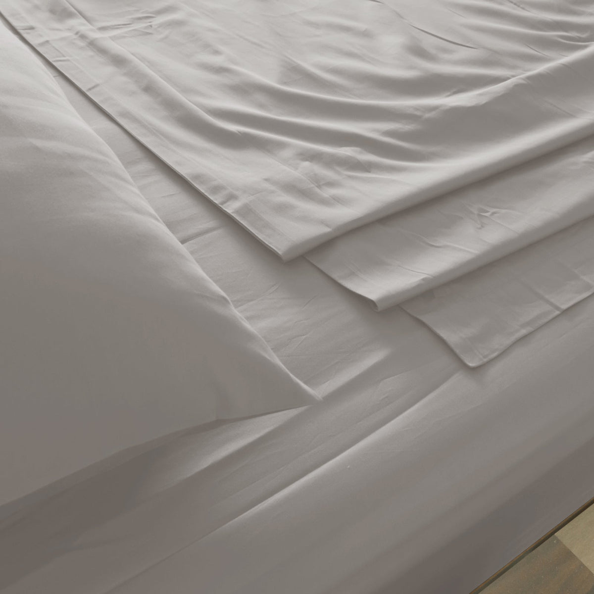 NNEDSZ Comfort 1000TC Hotel Grade Bamboo Cotton Sheets Pillowcases Set Ultrasoft King Dove