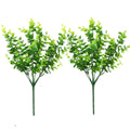 NNEDSZ 2 Pack Fake Plants Faux Artificial Eucalyptus Plants Home Garden Window Office Wedding Decoration