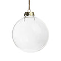 NNEDSZ 4 x Glass Bauble 10cm Diameter Round Clear with Silver Cap - table or tree centrepice personal memory theme craft gift
