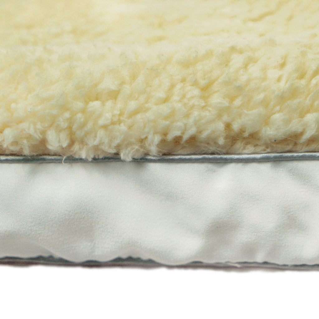 NNEDSZ 1600GSM Sherpa Winter Mattress Topper King