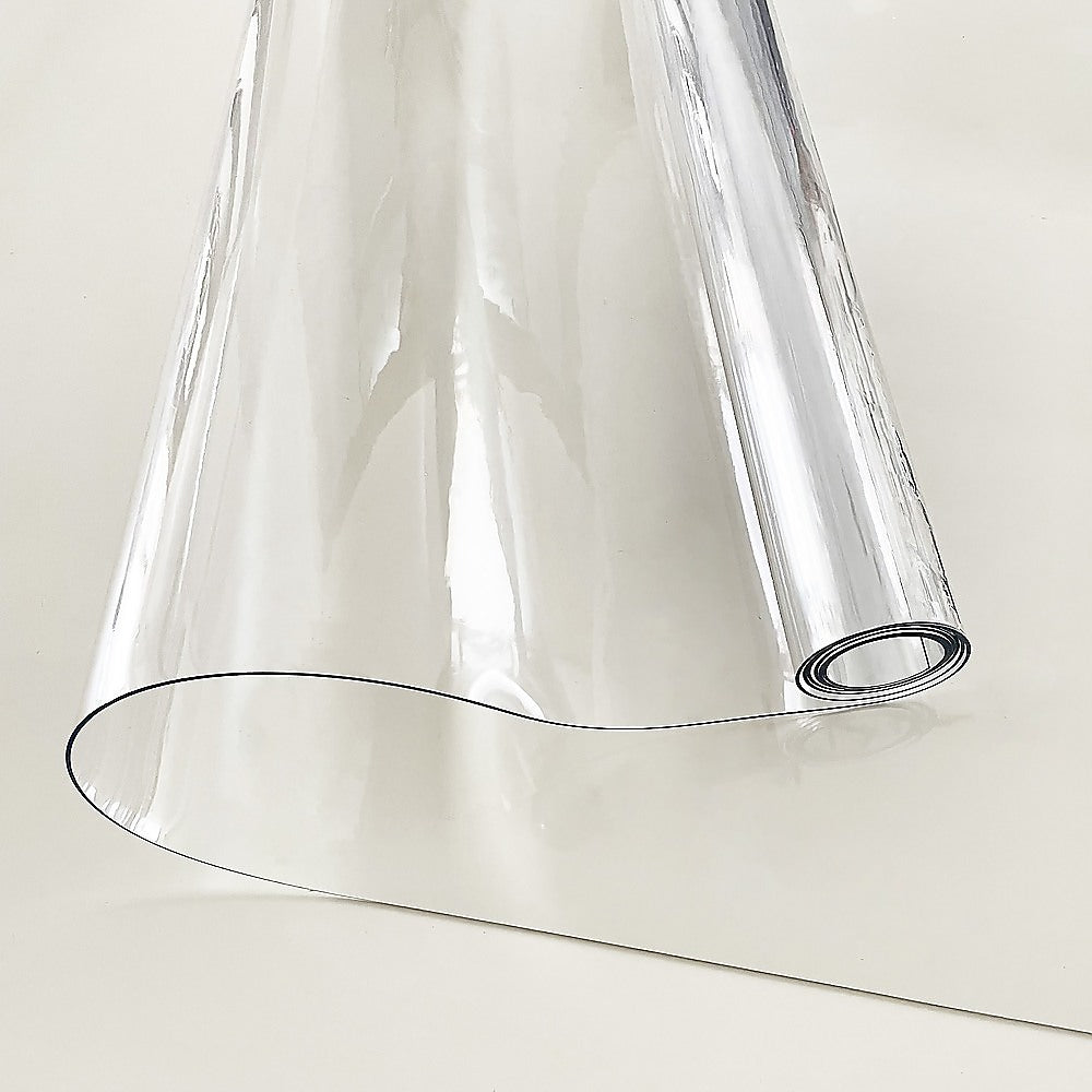 NNEDSZ PVC Tablecloth Protector 107X213.4CM Clear Plastic Table Cloth Cover Transparent