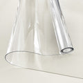 NNEDSZ PVC Tablecloth Protector 107X213.4CM Clear Plastic Table Cloth Cover Transparent