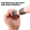 NNEDSZ Pink Mini Portable Wireless Dust Vacuum Cleaner, Powerful and Long-Lasting Handheld Vacuum for Makeup Tables, Powder, and Dust