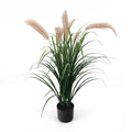 Artificial Flowering Reed Grass Plant 120cm - UV Resistant
