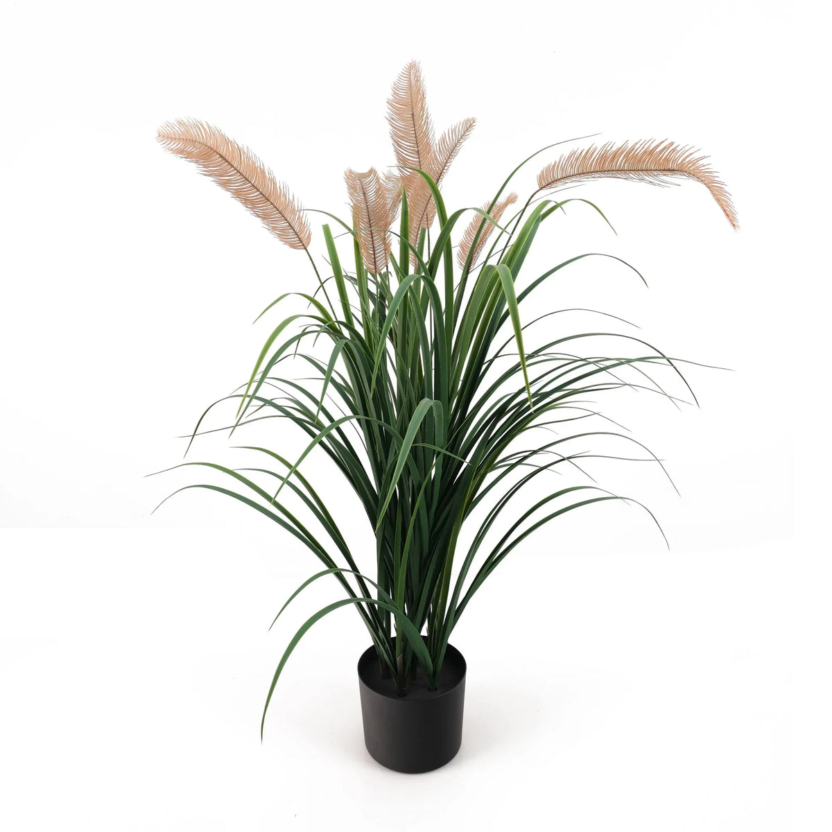 Artificial Flowering Reed Grass Plant 120cm - UV Resistant