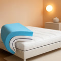 4 Inch Dual Layer Gel Memory Foam Mattress Topper