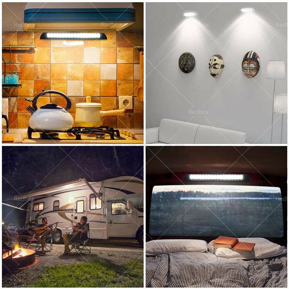 256mm 12V 9 LED Awning Light Strip Bar Suitable for Caravan Camper Boat Marine