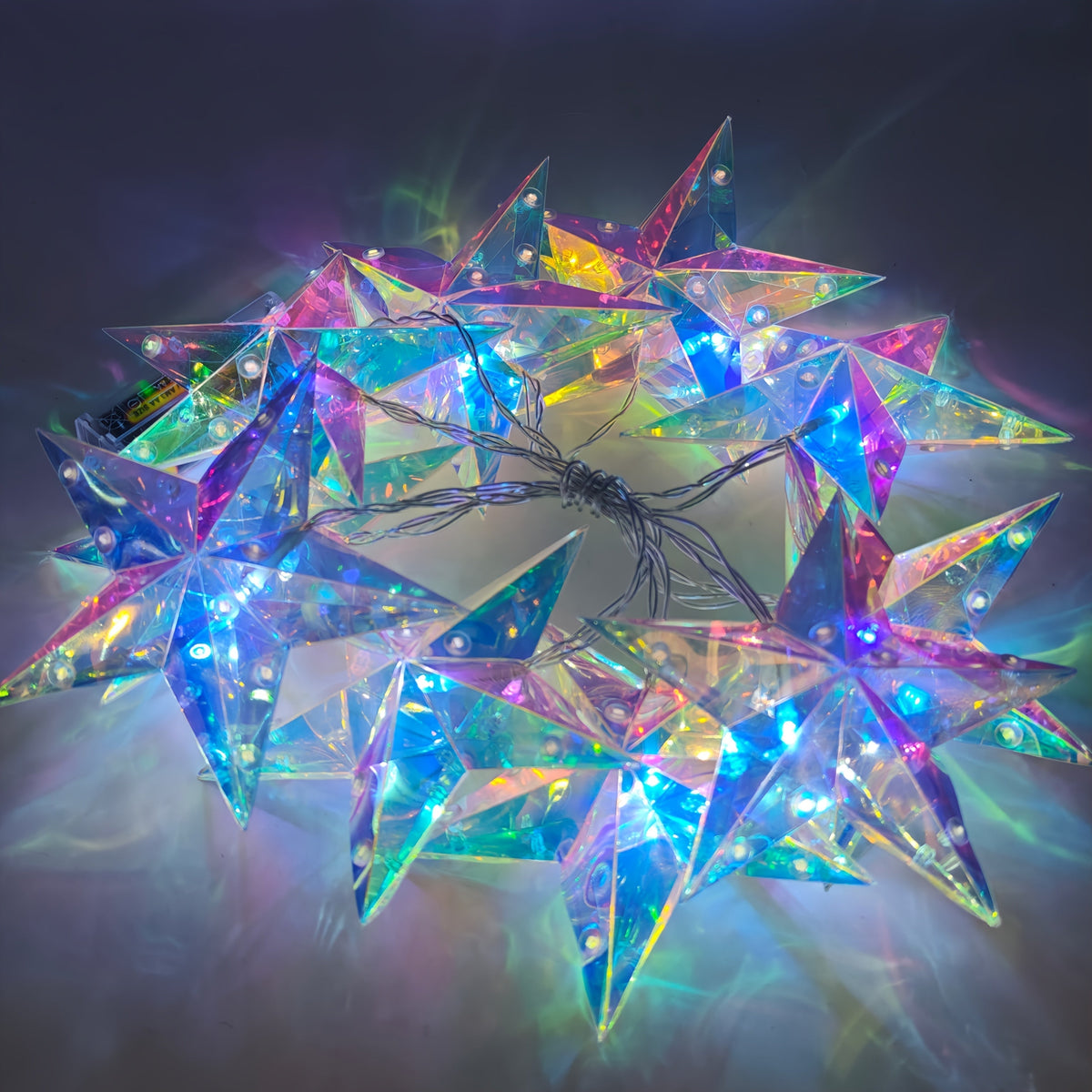 LED Star String Lights 10-Light Decorative String