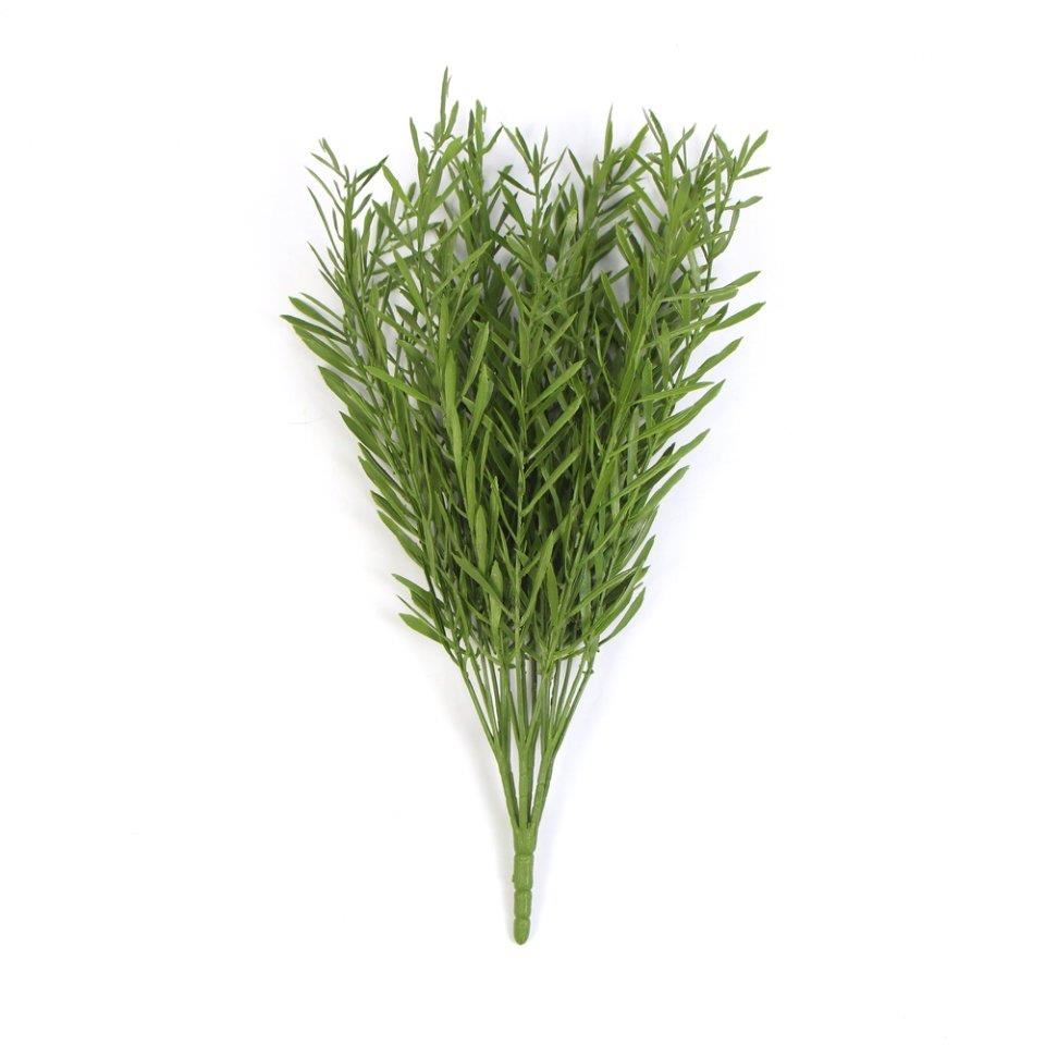 Pack of 6 x 40cm Fire Resistant Artificial Foliage Grass Stem