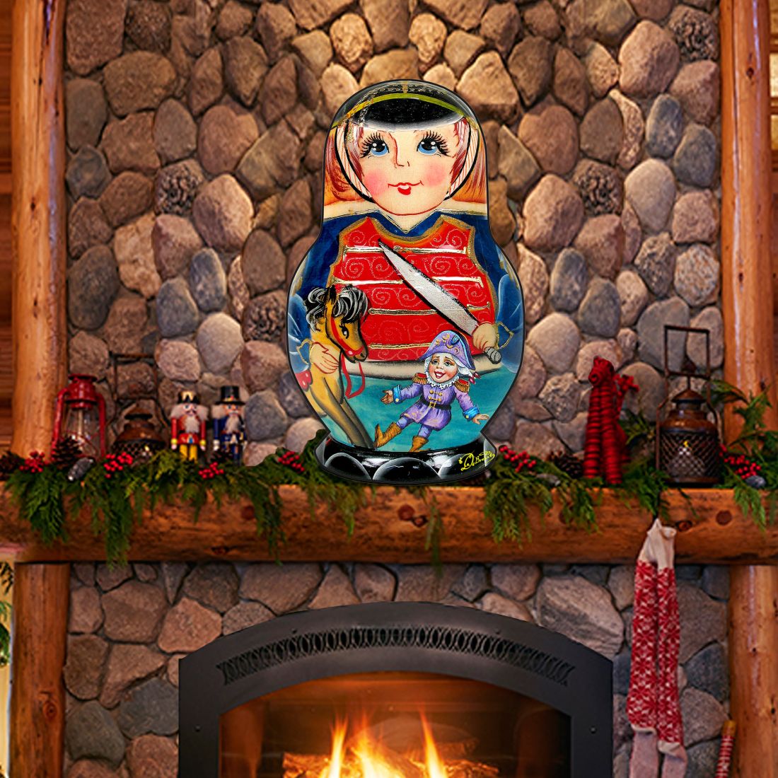 Nutcracker Soldier Holiday Door Decor by G. DeBrekht - Christmas Decor - 8115151H