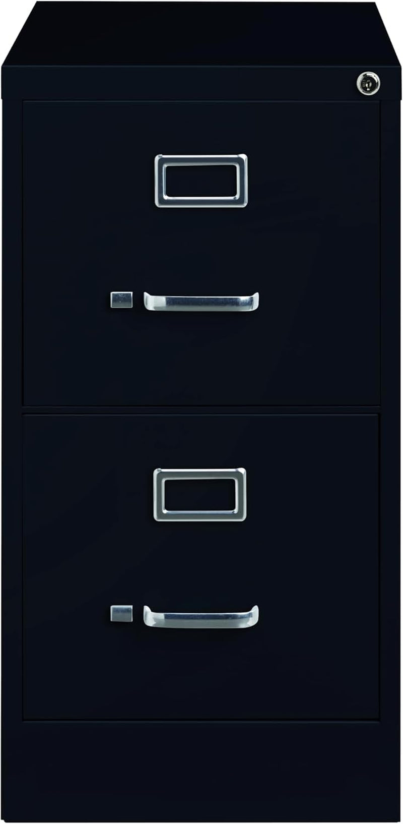 Black Commercial 25-Inch Deep Vertical Filing Cabinet