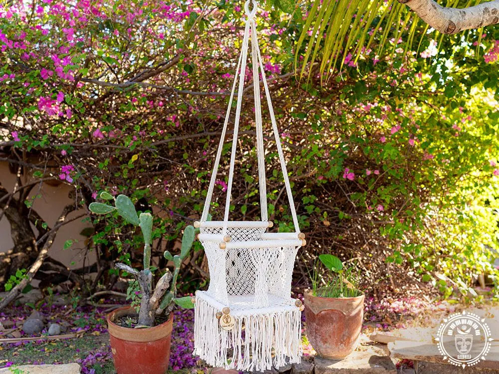 hamac bebe macrame ecru 1 1