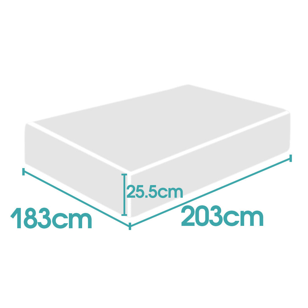 NNEIDS DreamZ Memory Foam Mattress Topper 25cm