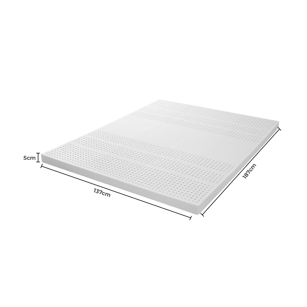 NNEIDS DreamZ Latex Mattress Topper Double