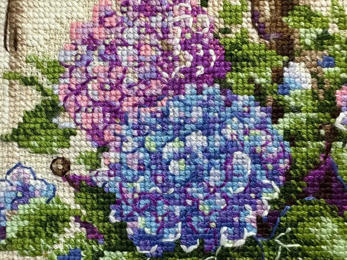 Umbrella Wreath Counted Cross Stitch Kit by Riolis R2087