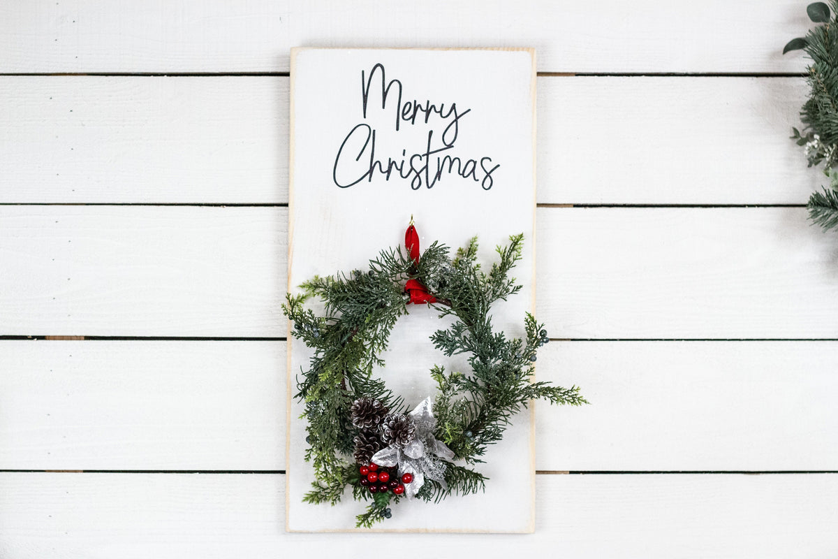 Wall Mounted Christmas Wreath