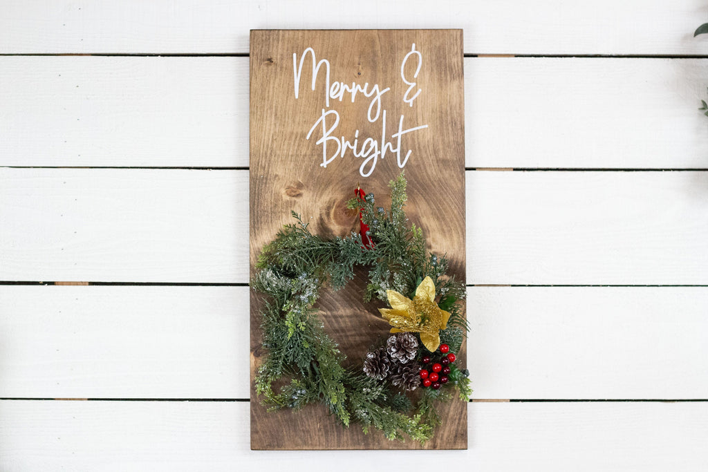 Wall Mounted Christmas Wreath