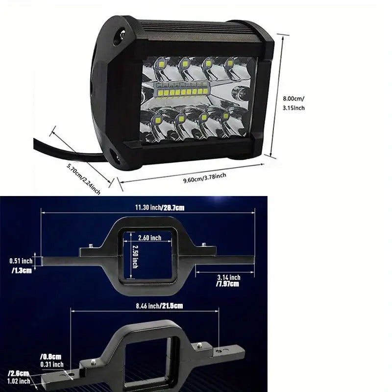 Car LED Strip Light Set with Hook Bracket
