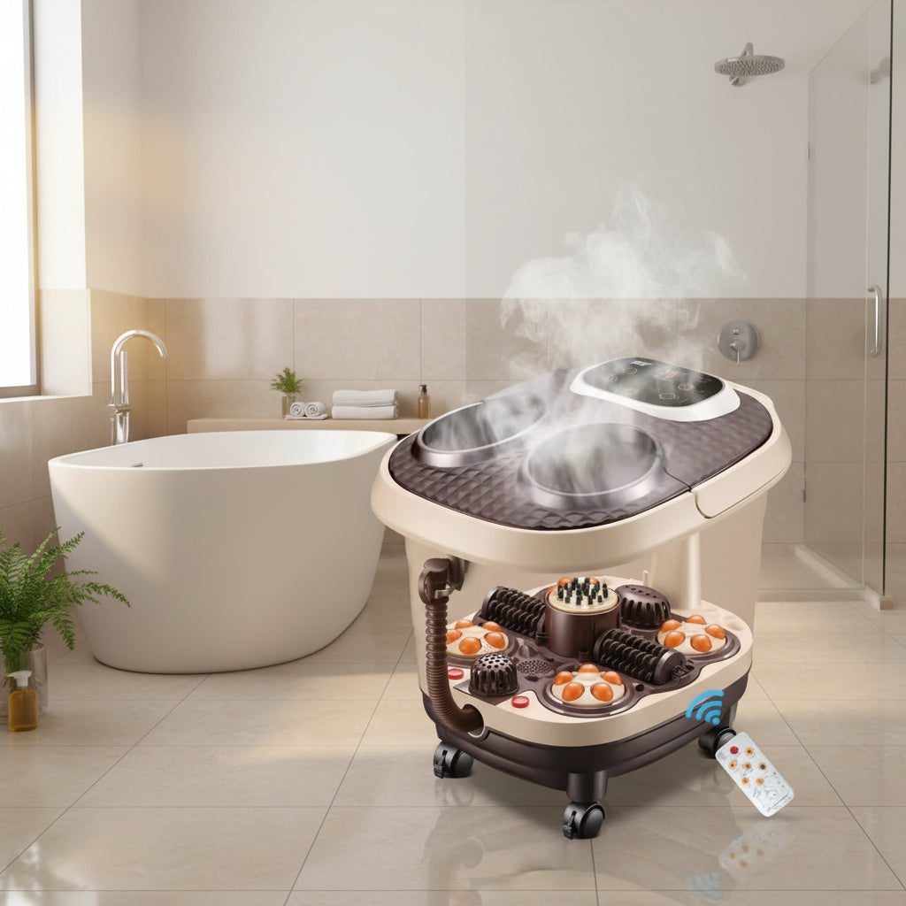 Electric Heated Foot Bath Massage Machine