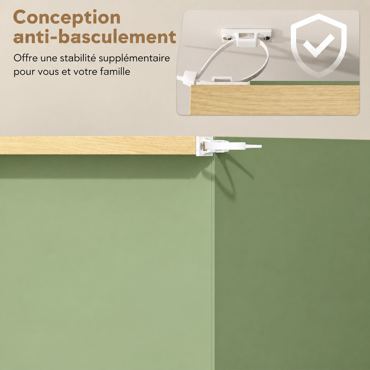 Meuble à Chaussures 18 Paires, Armoire à Chaussures à Haute Brillance, 3 Tiroirs Rabattables, Étagères Réglables, Vert