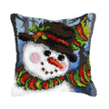 Snowman Christmas Latch Hook Kit by Orchidea 4227