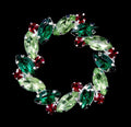 #14810 - Christmas Wreath Pin