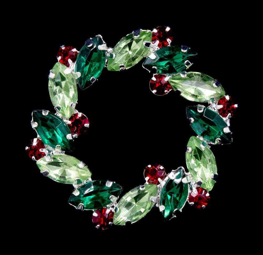 #14810 - Christmas Wreath Pin