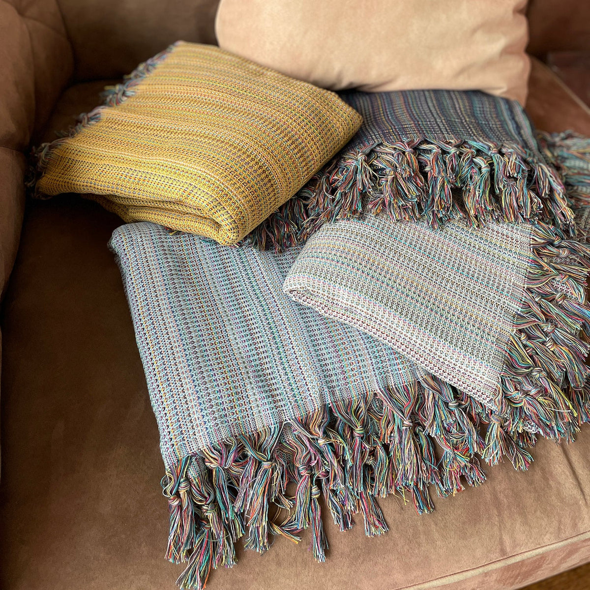Rainbow Throw Blanket