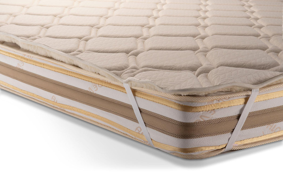Reversible Wool Mattress Topper – Organic Cotton & Hemp, EU SIZE