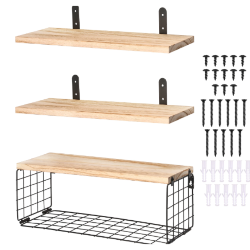 Wall Mounted Floating Shelves