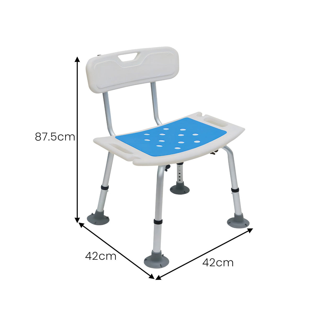 NNEDPE Shower Chair with Shower Head Holder