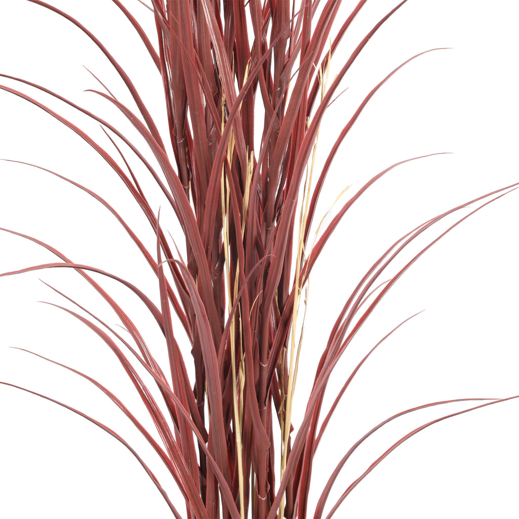 Luxury Burgundy Tall Potted Artificial Grass Plant UV Proof 180cm