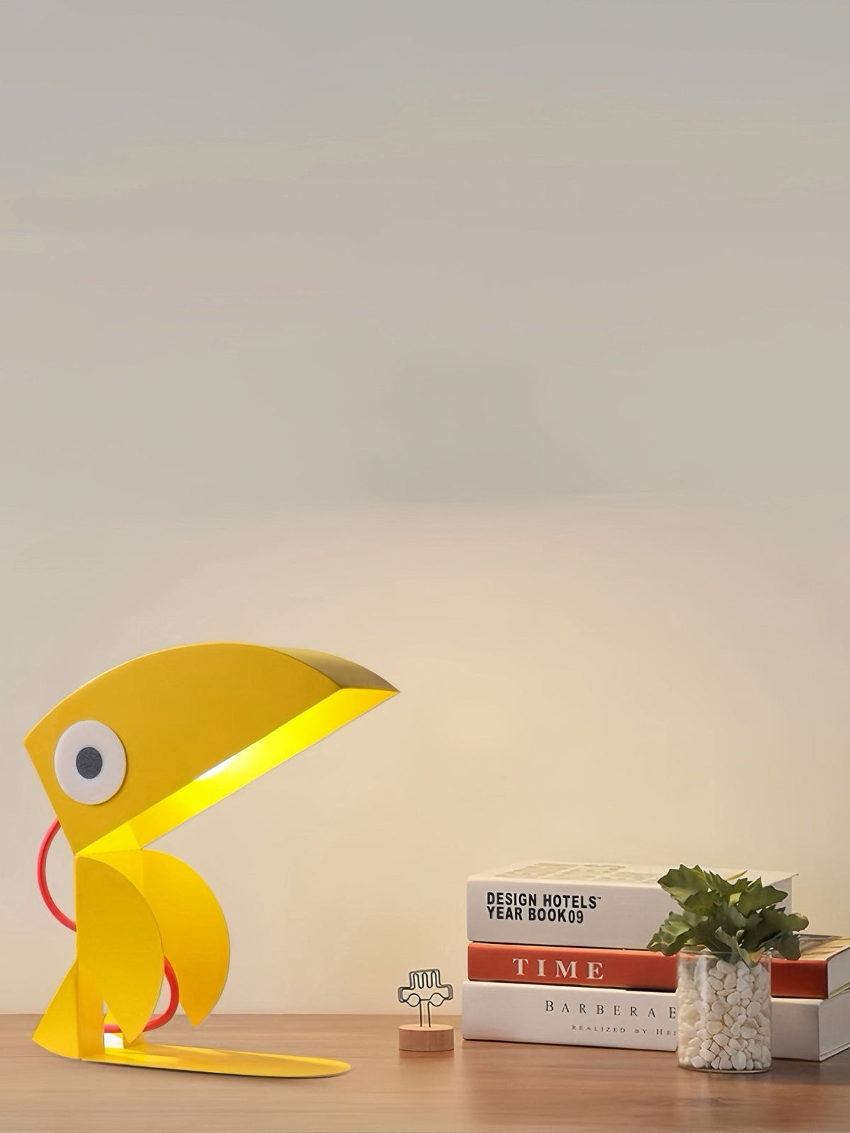 Whimsical Eclectic Memphis Cute Parrot Table Lamp for Study - Full Spectrum Eye Protection Decorative Desk Lamp